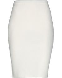 Cruciani Midi Skirt - White