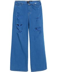 Please - Denim Trousers - Lyst