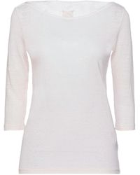 120% Lino - T-shirt - Lyst