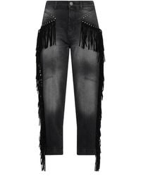 Gaelle Paris - Denim Trousers - Lyst
