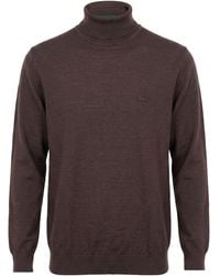 Lacoste - Dark Turtleneck Wool - Lyst