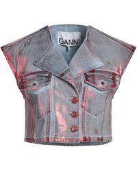 Ganni - Denim Outerwear - Lyst