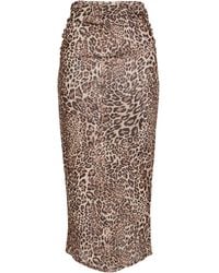 ViCOLO - Midi Skirt Polyester - Lyst