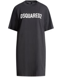 DSquared² - Mini Dress Cotton - Lyst