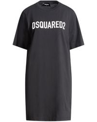 DSquared² - Mini Dress Cotton - Lyst