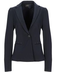 Liu Jo Fleece Suit Jacket in Dark Blue (Blue) | Lyst