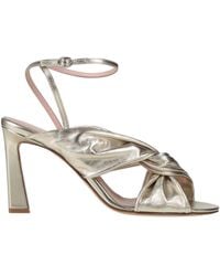 Anna F. - Sandals Leather - Lyst