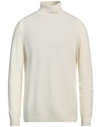 FILIPPO DE LAURENTIIS - Ivory Turtleneck Merino Wool - Lyst