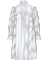 Celine Short Dress - White