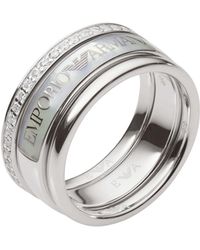 emporio armani rings ladies