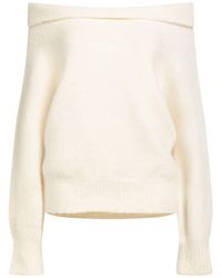 Alysi - Ivory Sweater Alpaca Wool, Polyamide, Merino Wool, Elastane - Lyst