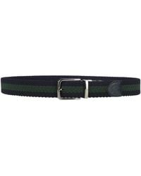 Paul & Shark - Belt Viscose, Rubber - Lyst