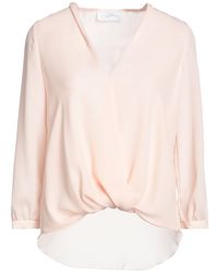 Soallure Synthetic Blouse in Ivory (White) | Lyst