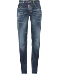 DSquared² - Jeans Cotton, Elastane, Calfskin - Lyst