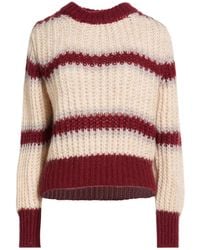 Soallure - Burgundy Sweater Acrylic, Polyamide, Mohair Wool - Lyst