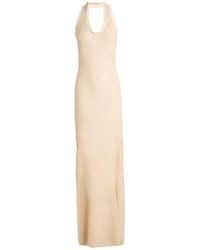 AYA MUSE - Sand Maxi Dress Merino Wool, Cashmere, Nylon - Lyst