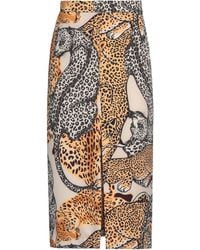 5 PROGRESS - Midi Skirt Polyester, Elastane - Lyst