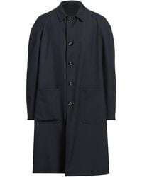 Lardini - Midnight Overcoat & Trench Coat Polyester, Wool - Lyst