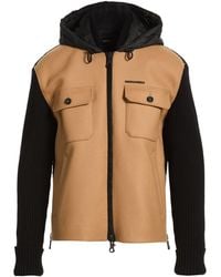 DSquared² - Jacket Virgin Wool, Polyamide, Elastane - Lyst