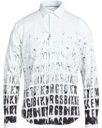 Bikkembergs - Ivory Shirt Cotton - Lyst