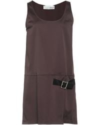 Haveone - Dark Mini Dress Polyester, Cotton, Elastane - Lyst