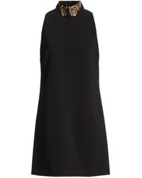 Moschino - Couture Mini Dress Polyester, Polyurethane, Metal, Glass - Lyst