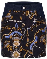 Liu Jo - Denim Skirt Cotton, Elastane - Lyst