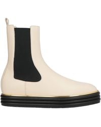 Bally - Cream Ankle Boots Calfskin - Lyst