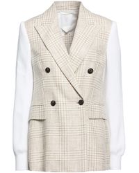 Eleventy - Blazer Viscose, Wool, Linen - Lyst