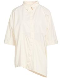 European Culture - Cream Shirt Cotton, Viscose, Elastane - Lyst