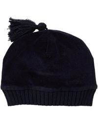 Emporio Armani - Midnight Hat Cotton, Wool - Lyst