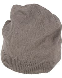 Rick Owens - Taupe Hat Virgin Wool - Lyst
