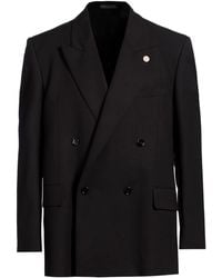Lardini - Blazer Virgin Wool, Elastane - Lyst