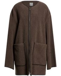 TOTEME - Coat Wool, Polyamide - Lyst