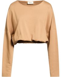 ViCOLO - Camel Sweatshirt Viscose, Polyamide, Elastane - Lyst