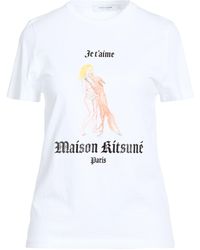 Maison Kitsuné - T-Shirt Cotton - Lyst