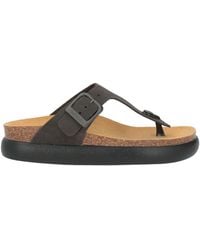 Scholl - Charcoal Thong Sandal Textile Fibers - Lyst