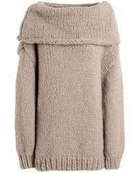 Wild Cashmere - Taupe Sweater Wool, Silk, Cashmere - Lyst