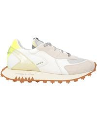 RUN OF - Sneakers Leather, Textile Fibers - Lyst