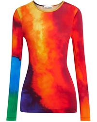 Rabanne - T-Shirt Cupro, Elastane - Lyst