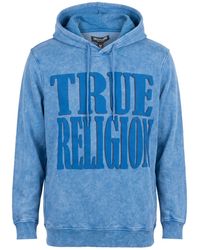 TRUE RELIGION - Azure Sweatshirt Cotton, Polyester - Lyst