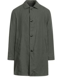 Kiton - Military Overcoat & Trench Coat Linen, Polyester, Lambskin - Lyst