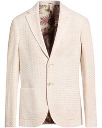 Etro - Sand Blazer Wool, Acrylic - Lyst
