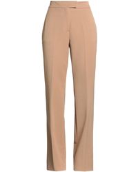 Clips - Camel Pants Polyester, Viscose, Elastane - Lyst