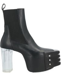Rick Owens - Ankle Boots Leather - Lyst