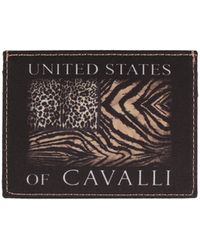 Roberto Cavalli - Document Holder Polyester, Bovine Leather - Lyst