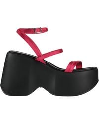 Vic Matié - Fuchsia Sandals Textile Fibers - Lyst