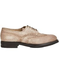 Santoni - Lace-Up Shoes Leather - Lyst