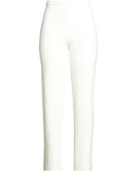 ViCOLO - Cream Pants Viscose, Polyamide, Wool, Cashmere - Lyst