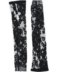 Astrid Andersen - Charcoal Gloves Cotton, Pes - Lyst